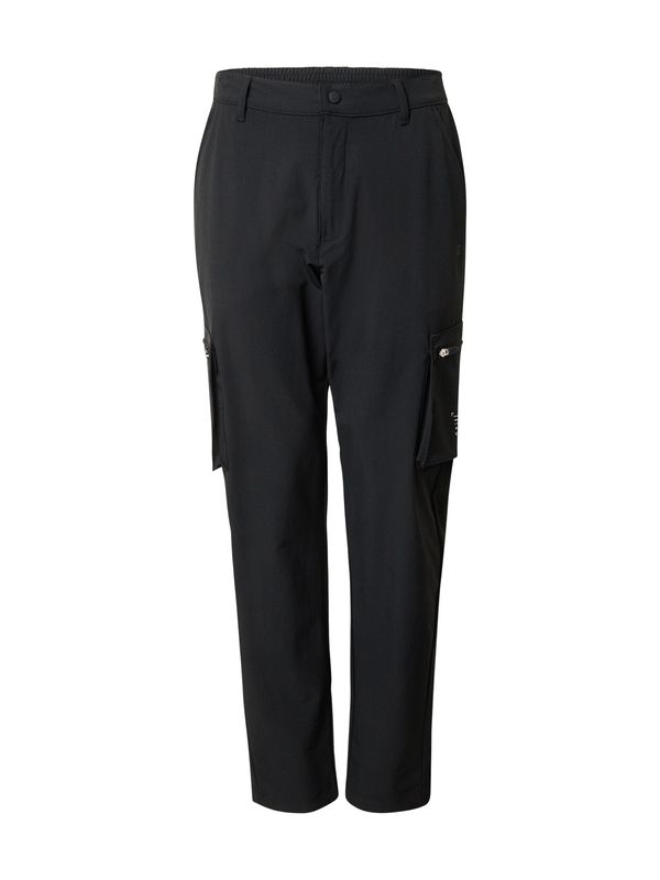 Champion Authentic Athletic Apparel Champion Authentic Athletic Apparel Cargo hlače  crna / bijela