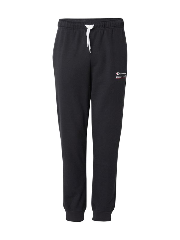 Champion Authentic Athletic Apparel Champion Authentic Athletic Apparel Hlače  crna / bijela