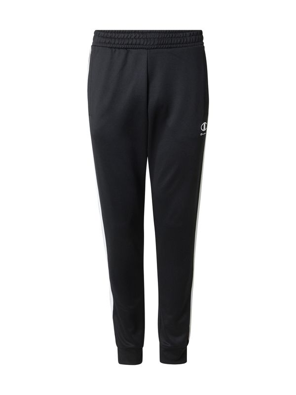 Champion Authentic Athletic Apparel Champion Authentic Athletic Apparel Hlače  crna / bijela