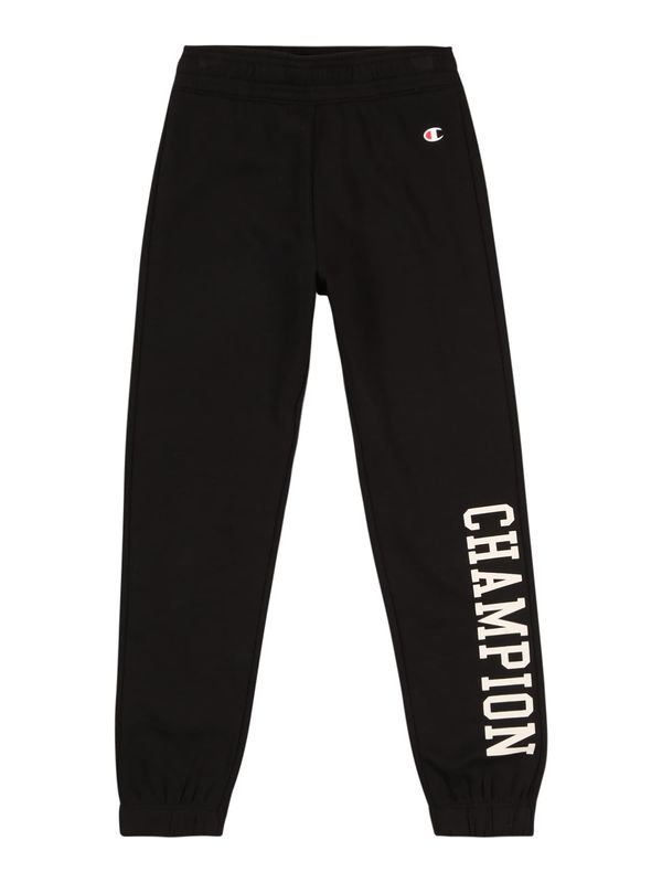 Champion Authentic Athletic Apparel Champion Authentic Athletic Apparel Hlače  crna / vuneno bijela