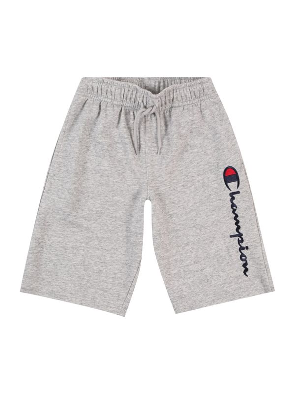 Champion Authentic Athletic Apparel Champion Authentic Athletic Apparel Hlače 'ICONS'  mornarsko plava / siva melange / crvena