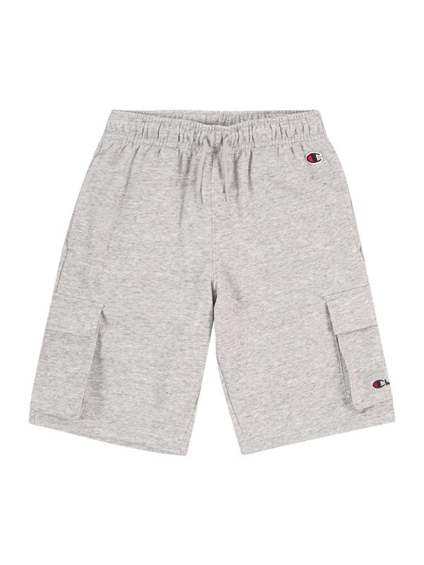 Champion Authentic Athletic Apparel Champion Authentic Athletic Apparel Hlače 'ICONS'  morsko plava / siva melange / crvena