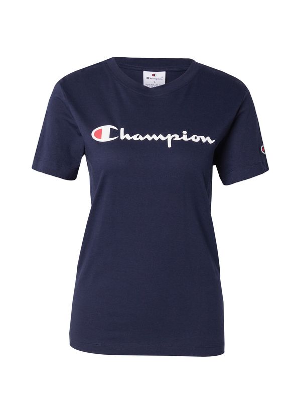 Champion Authentic Athletic Apparel Champion Authentic Athletic Apparel Majica  mornarsko plava / tamno crvena / bijela