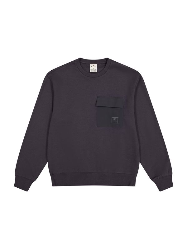 Champion Authentic Athletic Apparel Champion Authentic Athletic Apparel Sweater majica  antracit siva / crna