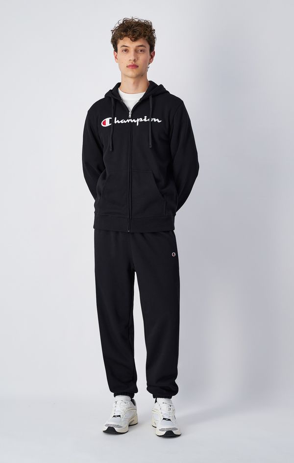 Champion Authentic Athletic Apparel Champion Authentic Athletic Apparel Sweater majica  crna / bijela