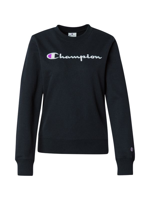 Champion Authentic Athletic Apparel Champion Authentic Athletic Apparel Sweater majica  crna / bijela