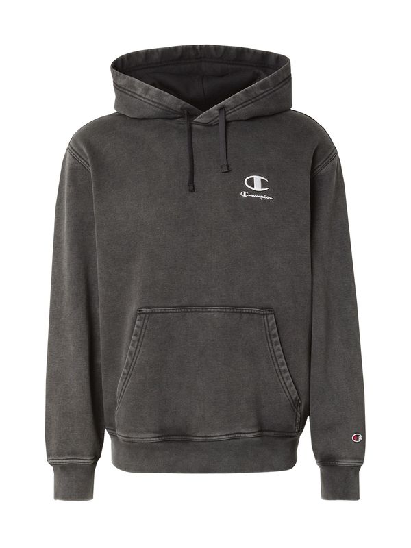 Champion Authentic Athletic Apparel Champion Authentic Athletic Apparel Sweater majica  crna / bijela