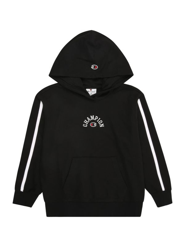 Champion Authentic Athletic Apparel Champion Authentic Athletic Apparel Sweater majica  crna / bijela