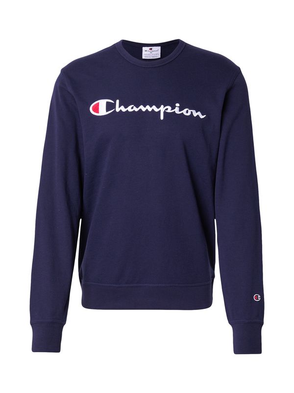 Champion Authentic Athletic Apparel Champion Authentic Athletic Apparel Sweater majica  mornarsko plava / crvena / bijela