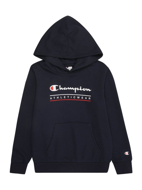 Champion Authentic Athletic Apparel Champion Authentic Athletic Apparel Sweater majica  mornarsko plava / crvena / bijela