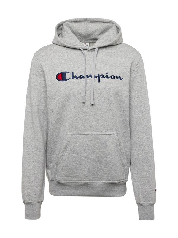 Champion Authentic Athletic Apparel Champion Authentic Athletic Apparel Sweater majica  mornarsko plava / siva melange / crvena