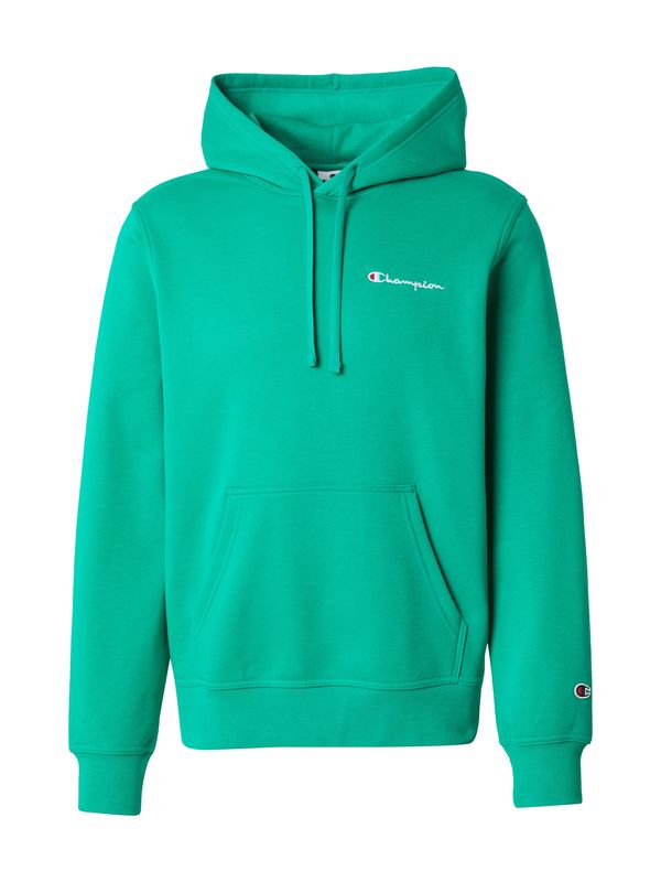 Champion Authentic Athletic Apparel Champion Authentic Athletic Apparel Sweater majica  smaragdno zelena / crvena / bijela
