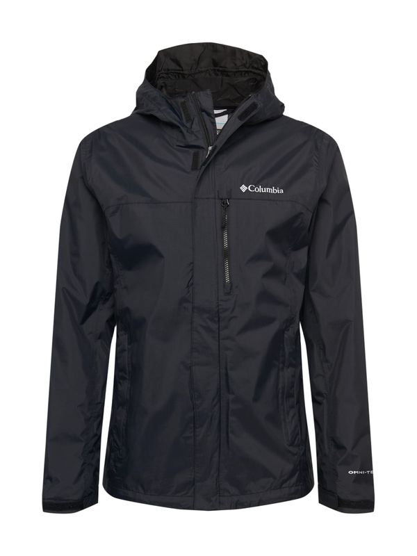 COLUMBIA COLUMBIA Outdoor jakna 'Pouring Adventure'  crna / bijela