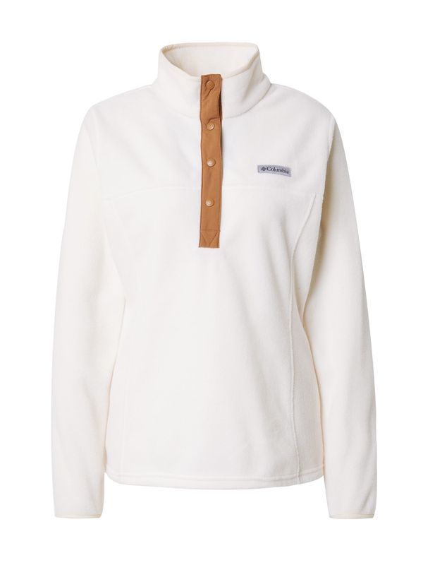 COLUMBIA COLUMBIA Sportski pulover 'Benton Springs'  karamela / bijela