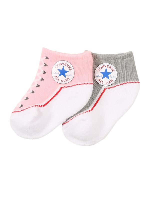 CONVERSE CONVERSE Čarape 'CHUCK'  siva / roza / bijela