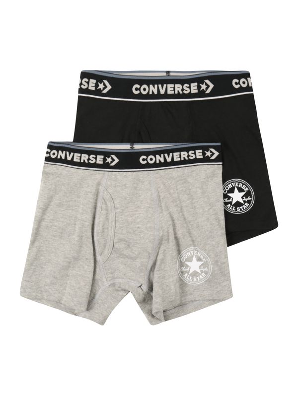 CONVERSE CONVERSE Gaće  siva melange / crna / bijela