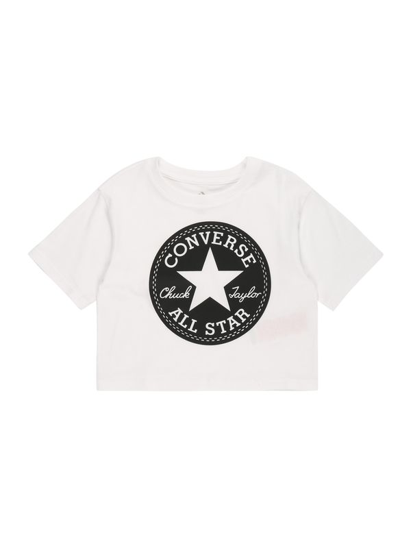 CONVERSE CONVERSE Majica  crna / bijela