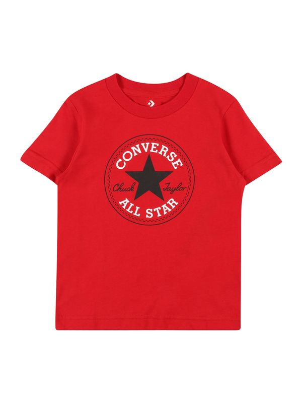 CONVERSE CONVERSE Majica  crvena / crna / bijela