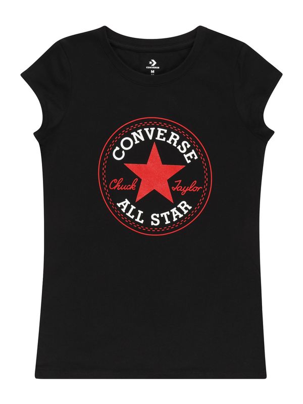 CONVERSE CONVERSE Majica  crvena / crna / bijela