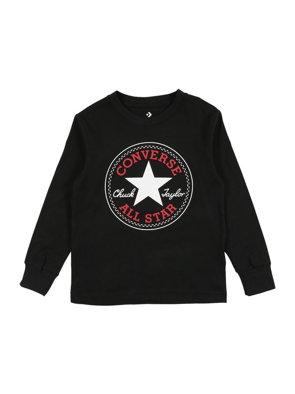 CONVERSE CONVERSE Majica  crvena / crna / bijela