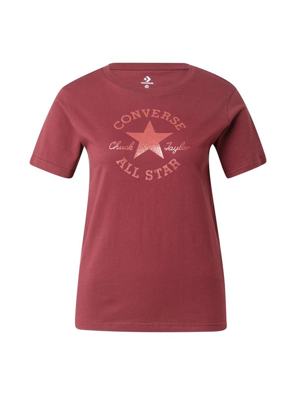 CONVERSE CONVERSE Majica  karmin crvena