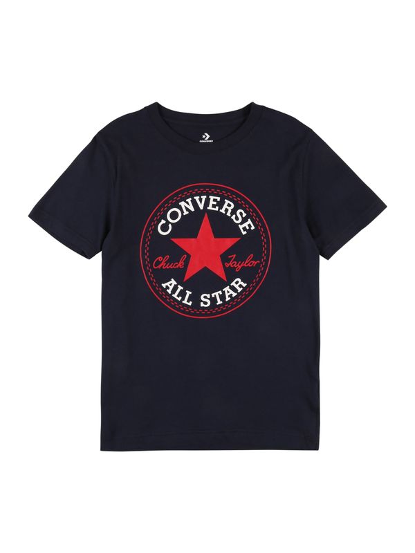 CONVERSE CONVERSE Majica  mornarsko plava / crvena / bijela