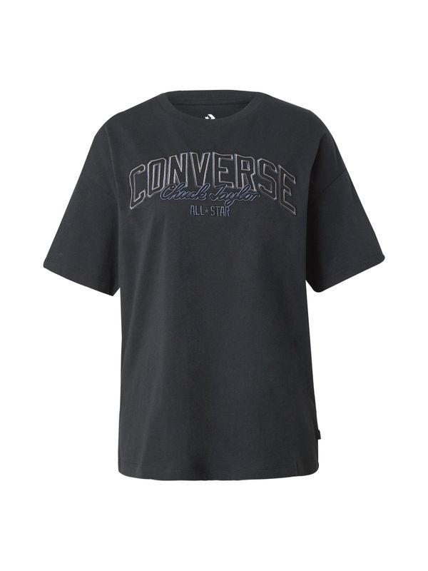 CONVERSE CONVERSE Majica 'RETRO CHUCK'  safirno plava / svijetlosiva / crna