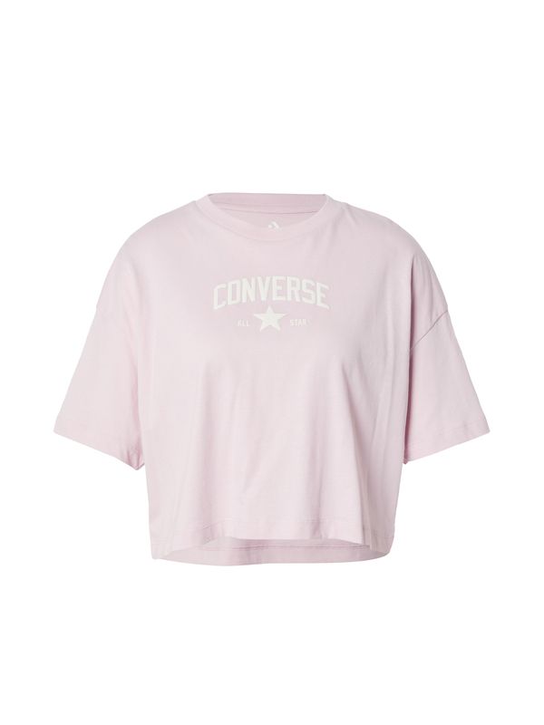 CONVERSE CONVERSE Majica  roza / bijela