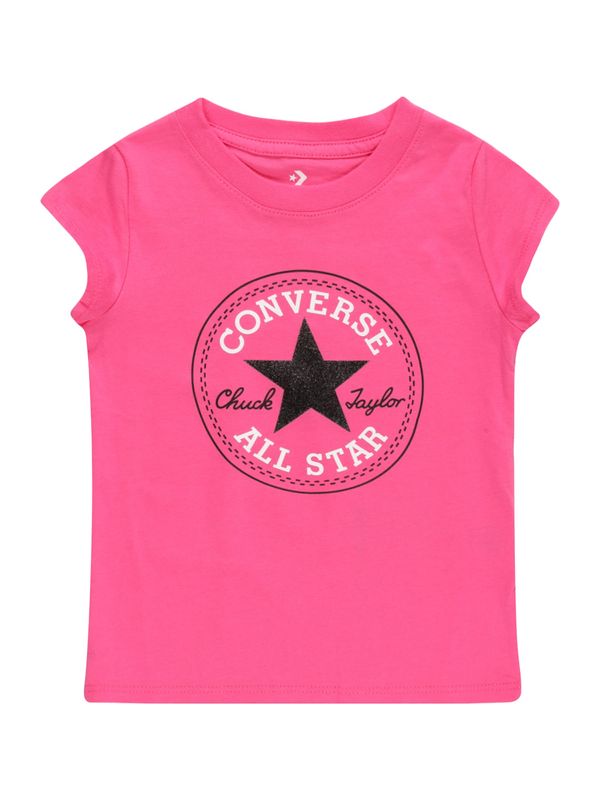 CONVERSE CONVERSE Majica  roza / crna / bijela