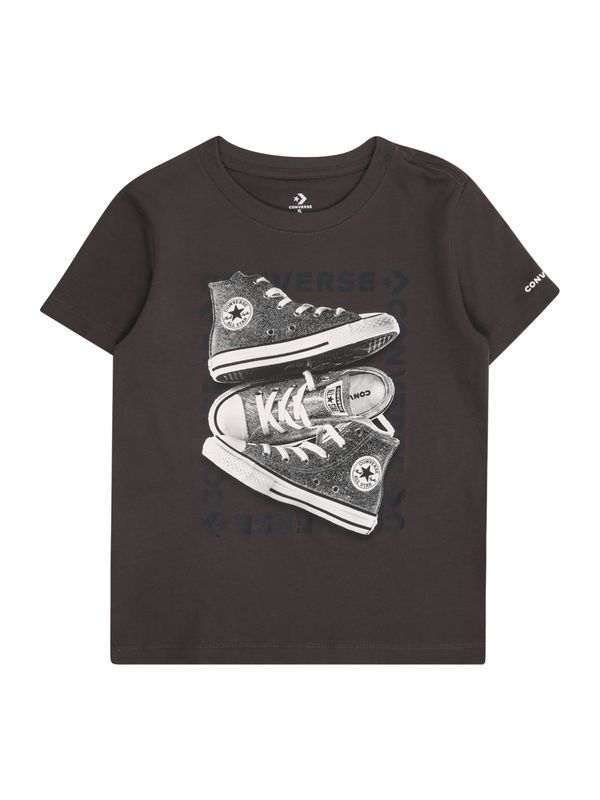 CONVERSE CONVERSE Majica 'SNINEFETTI SNEAKER'  siva / antracit siva / bijela