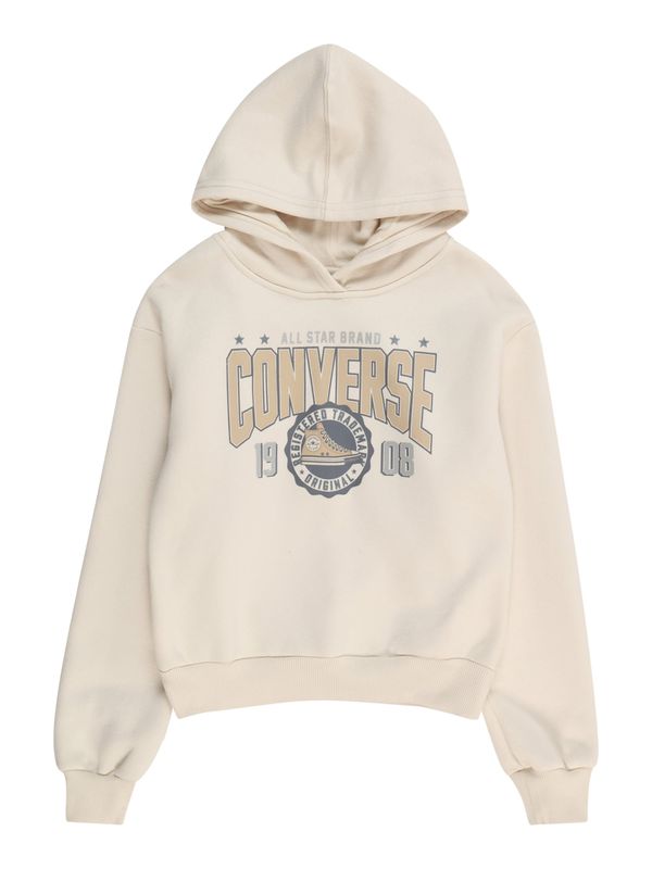 CONVERSE CONVERSE Sweater majica  bež / svijetlobež / morsko plava / golublje plava