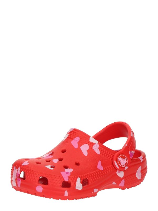 Crocs Crocs Otvorene cipele 'Classic VDay'  roza / svijetloroza / svijetlo crvena / bijela