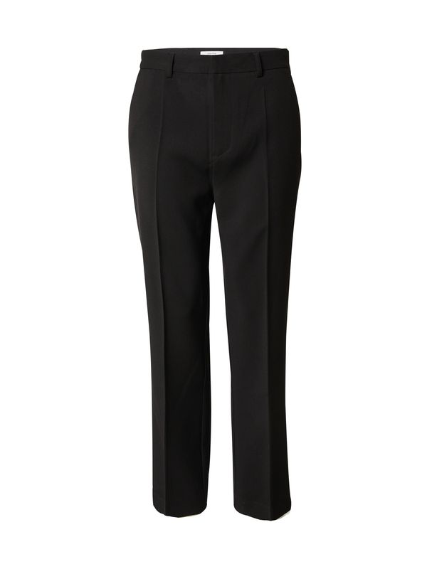 DAN FOX APPAREL DAN FOX APPAREL Hlače na crtu 'Elias'  crna