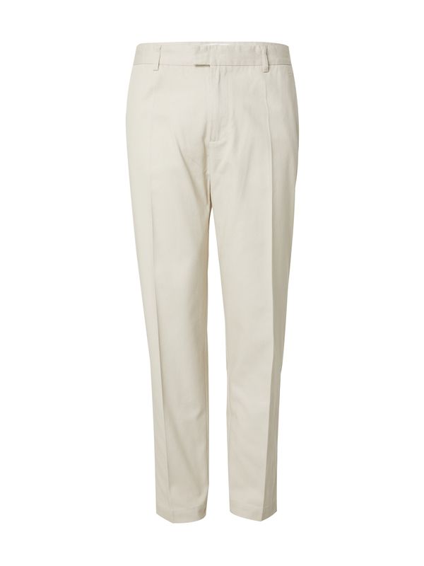 DAN FOX APPAREL DAN FOX APPAREL Hlače na crtu 'Essential'  prljavo bijela