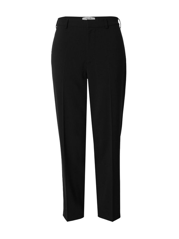 DAN FOX APPAREL DAN FOX APPAREL Hlače na crtu 'The Essential'  crna