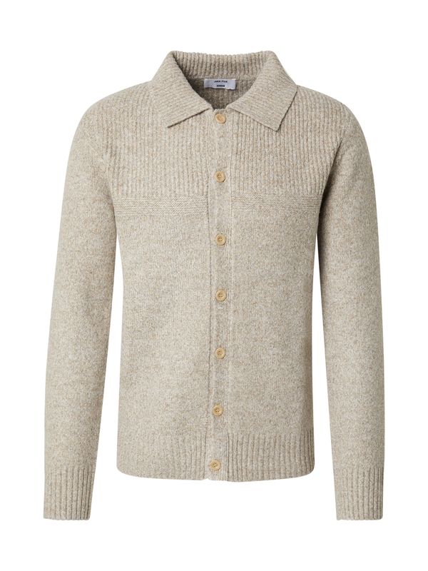 DAN FOX APPAREL DAN FOX APPAREL Kardigan 'Berkay'  bež melange