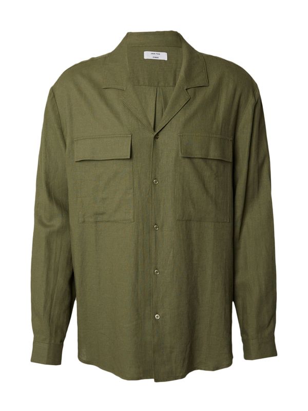 DAN FOX APPAREL DAN FOX APPAREL Košulja 'Ruben'  maslinasta
