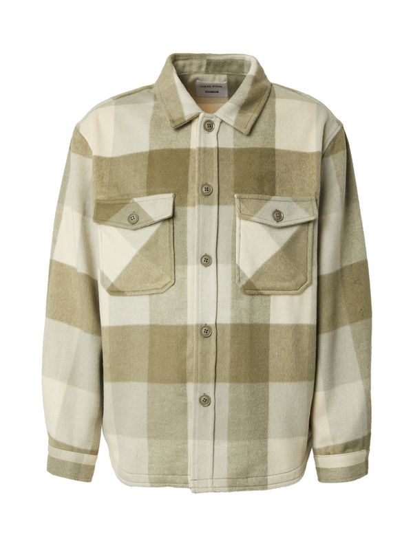 DAN FOX APPAREL DAN FOX APPAREL Prijelazna jakna 'Johann'  kaki / maslinasta / pastelno zelena