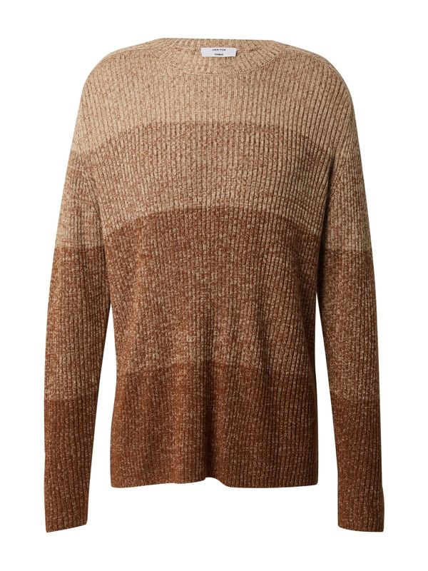 DAN FOX APPAREL DAN FOX APPAREL Pulover 'Elia'  smeđa / cappuccino / svijetlosmeđa