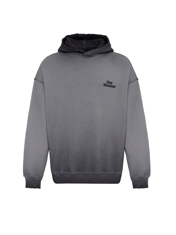 Dandalo Dandalo Sweater majica 'Ed'  siva / crna