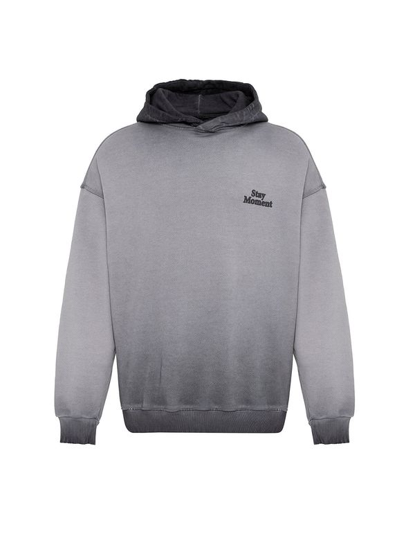 Dandalo Dandalo Sweater majica 'Ed'  siva / tamo siva