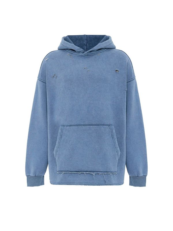 Dandalo Dandalo Sweater majica 'Jailson'  plava melange