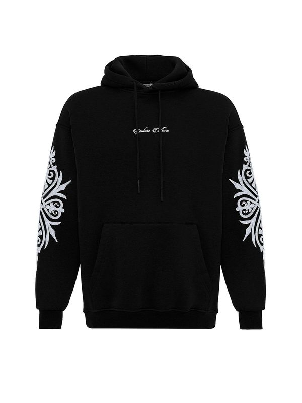 Dandalo Dandalo Sweater majica 'Jhemerson'  crna / bijela