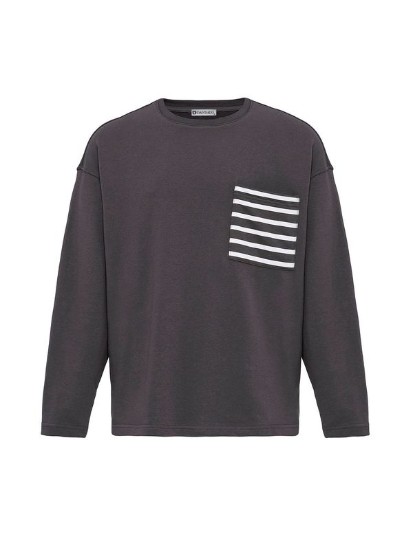 Dandalo Dandalo Sweater majica 'Kevin'  golublje plava / bijela