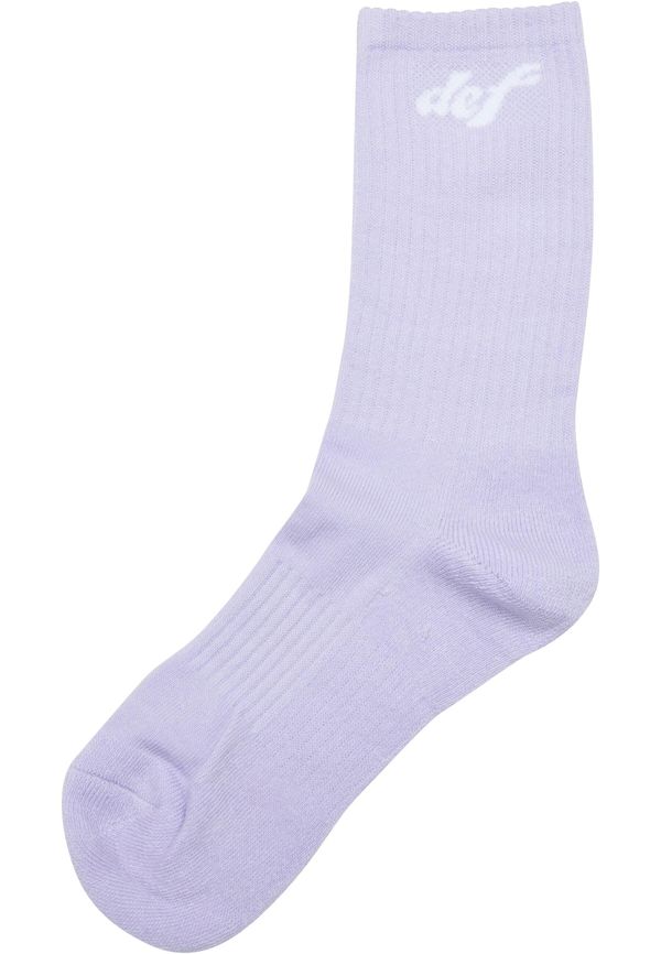 DEF DEF Čarape 'Pastel'  pastelno ljubičasta / bijela