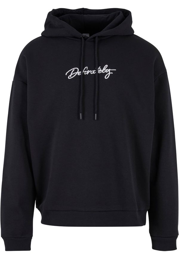 DEF DEF Sweater majica 'Definitely'  crna / bijela