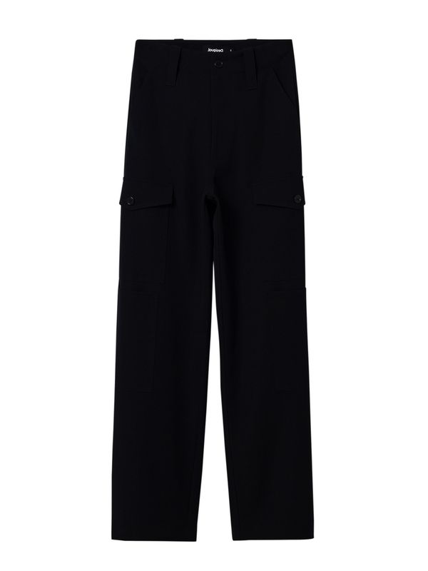 Desigual Desigual Cargo hlače  crna