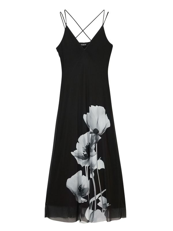 Desigual Desigual Haljina  siva / crna