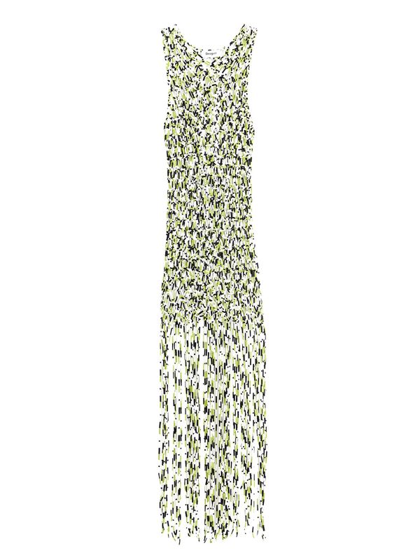 Desigual Desigual Haljina  zelena / crna / bijela