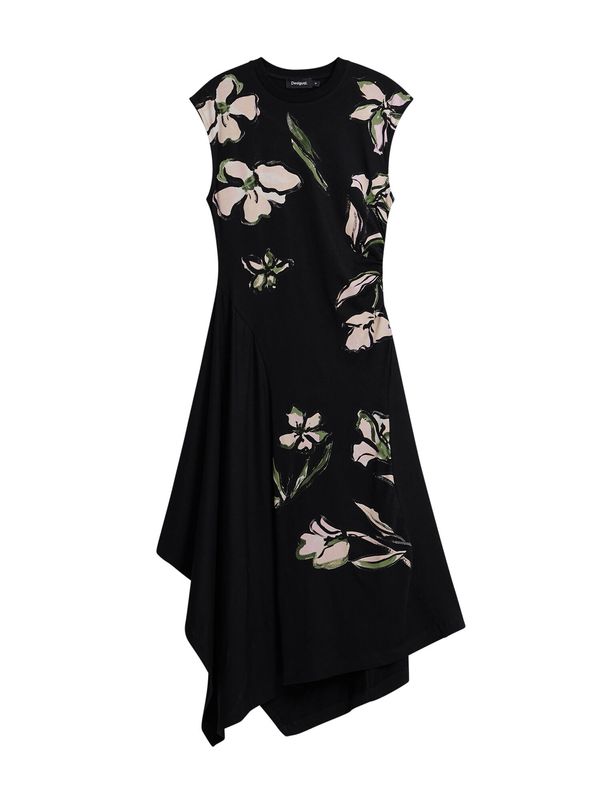 Desigual Desigual Haljina  zelena / roza / crna